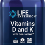 Life Extension, Vitamins D and K with Sea-Iodine, 60 Capsules